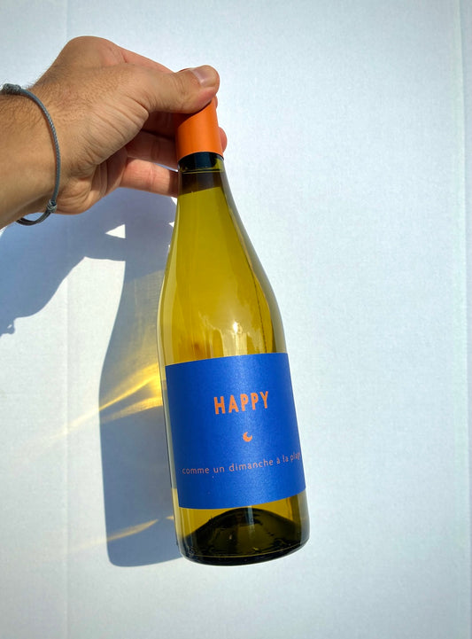 Blanc - Happy, comme un dimanche à la plage 2024, Vin de France